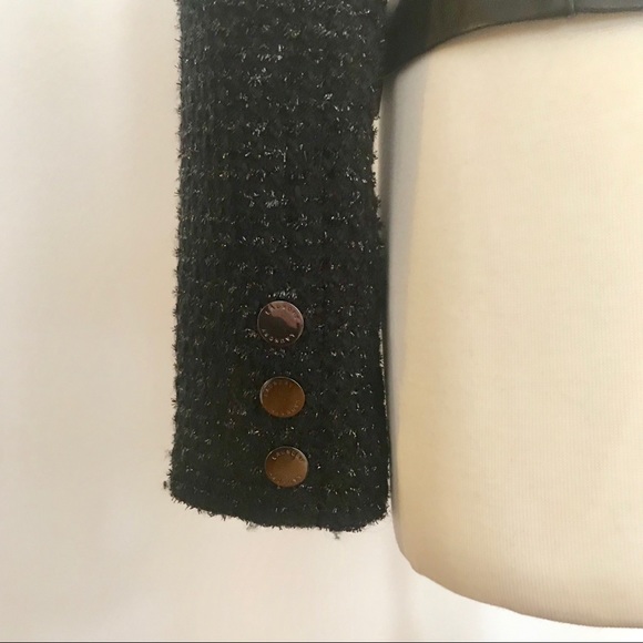 Laundry by Shelli Segal black leather jacket - Picture 4 of 8